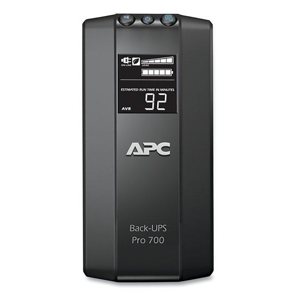 Apc Line Interactive UPS, 70 VA, 6 Outlets, Out: 120V AC , In:120V AC BR700G